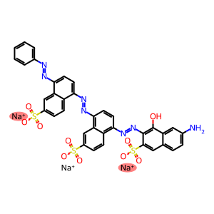 5-[(7-amino-1-hydroxy-3-sulpho-2-naphthyl)azo]-8-[[4-(phenylazo)-6-sulpho-1-naphthyl]azo]naphthalene-2-sulphonic acid, sodium salt