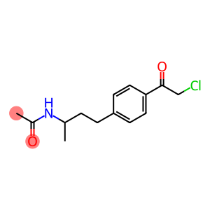 N-{4-[4-(2-氯乙酰基)苯基]丁-2-基}乙酰胺