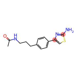 N-[3-[4-(2-AMINO-1,3-THIAZOL-4-YL)PHENYL]PROPYL]ACETAMIDE