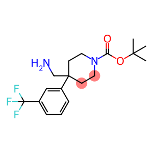 1-Piperidinecarboxylic acid, 4-(aminomethyl)-4-[3-(trifluoromethyl)phenyl]-, 1,1-dimethylethyl ester