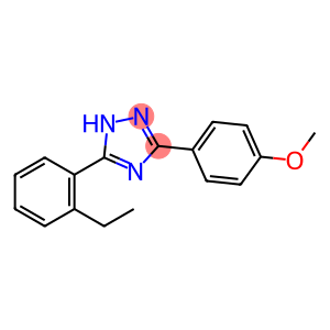 3-(2-Ethylphenyl)-5-(4-methoxyphenyl)-1H-1,2,4-triazole