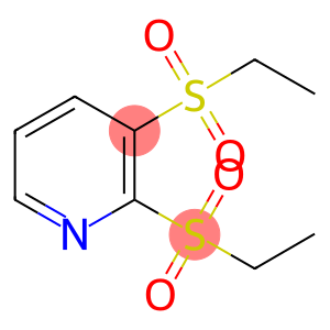 2,3-bis(ethylsulfonyl)pyridine