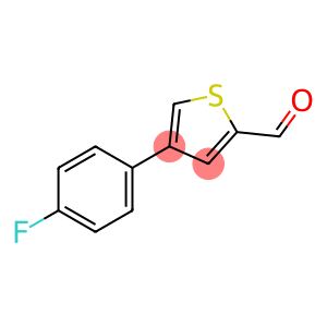 2-Thiophenecarboxaldehyde, 4-(4-fluorophenyl)-