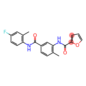 2-Furancarboxamide, N-[5-[[(4-fluoro-2-methylphenyl)amino]carbonyl]-2-methylphenyl]-