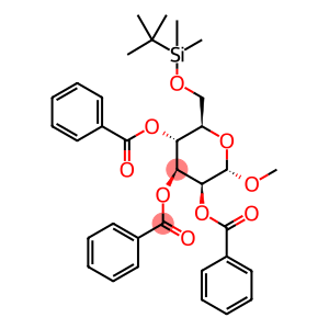 Methyl 2,3,4-tri-O-benzoyl-6-O-tert-butyldimethylsilyl-a-D-mannopyranoside