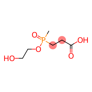 3-[(2-hydroxyethoxy)methylphosphinoyl]propionic acid