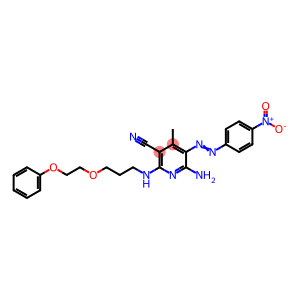 6-Amino-4-methyl-5-[(4-nitrophenyl)azo]-2-[[3-(2-phenoxyethoxy)propyl]amino]-3-pyridinecarbonitrile