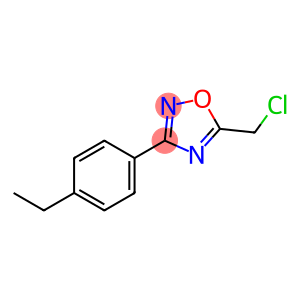 5-(CHLOROMETHYL)-3-(4-ETHYLPHENYL)-1,2,4-OXADIAZOLE(WXC08147)