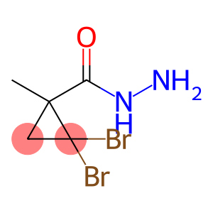 Cyclopropanecarboxylic acid, 2,2-dibromo-1-methyl-, hydrazide