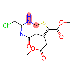 2-(氯甲基)-5-(2-甲氧基-2-氧乙基)-4-氧代-3H,4H-噻吩并[2,3-D]嘧啶-6-羧酸甲酯