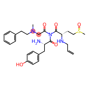 Glycinamide, N-2-propenyl-L-tyrosyl-(2S)-2-amino-4-(methylsulfinyl)butanoyl-N-methyl-N-(2-phenylethyl)- (9CI)