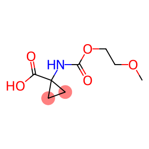 Cyclopropanecarboxylic acid, 1-[[(2-methoxyethoxy)carbonyl]amino]- (9CI)