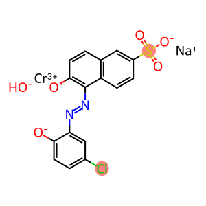 [5-[(5-氯-2-羟苯基)偶氮]-6-羟基-2-萘磺酸根合]羟基铬酸钠