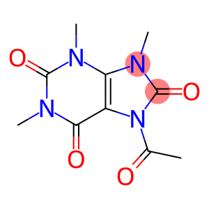 Uric  acid,  7-acetyl-1,3,9-trimethyl-  (3CI)