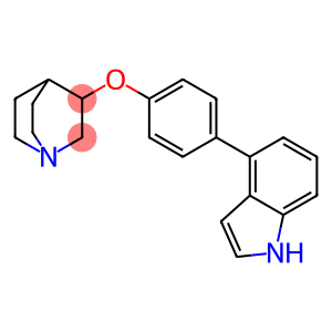 3-(4-(1H-Indol-4-yl)phenoxy)quinuclidine