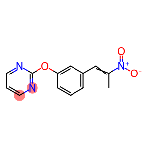 Pyrimidine, 2-[3-(2-nitro-1-propen-1-yl)phenoxy]-