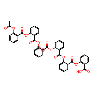 Benzoic acid, 2-[[2-[[2-(acetyloxy)benzoyl]oxy]benzoyl]oxy]-, 2-[[2-[(2-carboxyphenoxy)carbonyl]phenoxy]carbonyl]phenyl ester