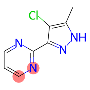 Pyrimidine, 2-(4-chloro-5-methyl-1H-pyrazol-3-yl)-