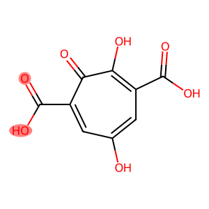 1,4,6-Cycloheptatriene-1,4-dicarboxylic acid, 2,6-dihydroxy-3-oxo-