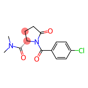 (S)-1-(4-chlorobenzoyl)-N,N-dimethyl-5-oxopyrrolidine-2-carboxamide