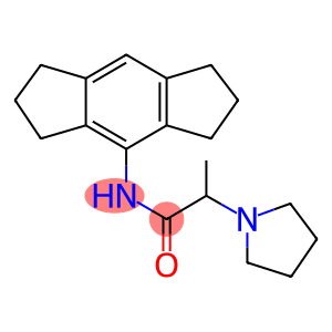 N-(1,2,3,5,6,7-hexahydro-s-indacen-4-yl)-2-(1-pyrrolidinyl)propanamide