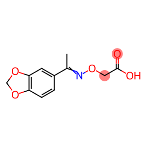 Acetic acid, 2-[[[1-(1,3-benzodioxol-5-yl)ethylidene]amino]oxy]-