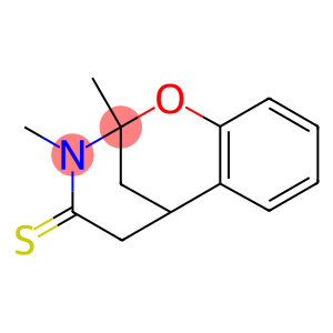 2,6-Methano-4H-1,3-benzoxazocine-4-thione,  2,3,5,6-tetrahydro-2,3-dimethyl-