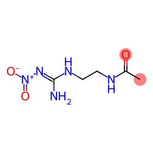 Acetamide,  N-[2-(2-nitroguanidino)ethyl]-  (5CI)