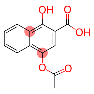 4-(ACETYLOXY)-1-HYDROXY-2-NAPHTHOIC ACID