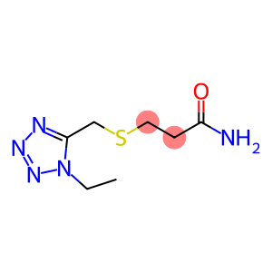 3-(((1-Ethyl-1H-tetrazol-5-yl)methyl)thio)propanamide