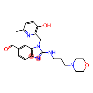 1-((3-hydroxy-6-Methylpyridin-2-yl)Methyl)-2-((3-Morpholinopropyl)aMino)-1H-benzo[d]iMidazole-6-carbaldehyde