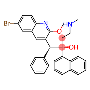 (1S,2R)-1-(6-溴-2-甲氧基喹啉-3-基)-4-(二甲基氨基)-2-(萘-1-基)-1-苯基丁-2-醇