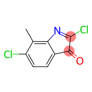 3H-Pseudoindol-3-one,  2,6-dichloro-7-methyl-  (5CI)