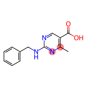 4-methyl-2-(phenylmethylamino)pyrimidine-5-carboxylic acid