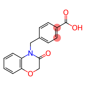 4-[(3-OXO-2,3-DIHYDRO-4H-1,4-BENZOXAZIN-4-YL)METHYL]BENZOIC ACID