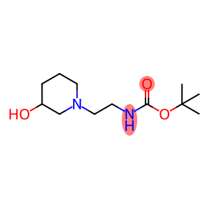 CARBAMIC ACID, [2-(3-HYDROXY-1-PIPERIDINYL)ETHYL]-, T-BUTYL ESTER