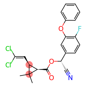 3-(2,2-Dichloroethenyl)-2,2-diethylcyclopropanecarboxylic acid cyano(4-fluoro-3-phenoxyphenyl)methyl ester