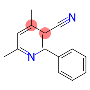 3-Pyridinecarbonitrile, 4,6-dimethyl-2-phenyl-