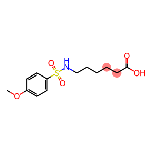 Hexanoic acid, 6-[[(4-methoxyphenyl)sulfonyl]amino]-