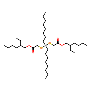 Bis(carboxymethylthio)dioctylstannylene, di(2-ethylhexyl) ester