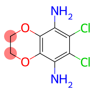 1,4-Benzodioxan-5,8-diamine,  6,7-dichloro-  (5CI)