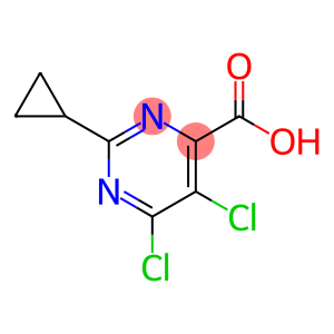 5,6-Dichloro-2-cyclopropyl-pyrimidine-4-carboxylic acid