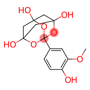 2,4,10-Trioxatricyclo[3.3.1.13,7]decane-1,5,7-triol, 3-(4-hydroxy-3-methoxyphenyl)-