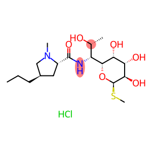 methyl 6,8-dideoxy-6-{[(4R)-1-methyl-4-propyl-L-prolyl]amino}-1-thio-D-erythro-alpha-D-galacto-octopyranoside hydrochloride