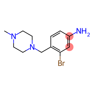 3-bromo-4-[(4-methylpiperazin-1-yl)methyl]aniline