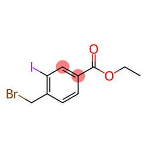 Benzoic acid, 4-(bromomethyl)-3-iodo-, ethyl ester