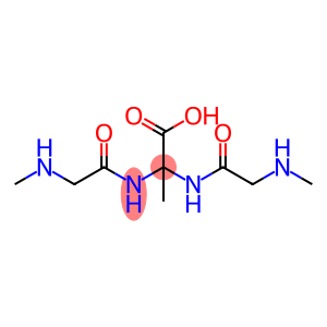 Alanine,  N-methylglycyl-2-[[(methylamino)acetyl]amino]-  (9CI)