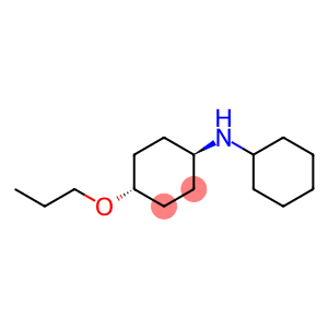 Cyclohexanamine, N-cyclohexyl-4-propoxy-, trans-