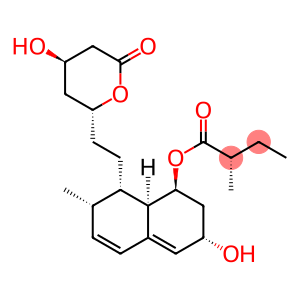 (2S)-2-Methyl-Butanoic Acid (1S,3S,7S,8S,8aR)-1,2,3,7,8,8a-hexahydro-3-hydroxy-7-methyl-8-[2-[(2R,4R)-tetrahydro-4-hydroxy-6-oxo-2H-pyran-2-yl]ethyl]-1-naphthalenyl Ester