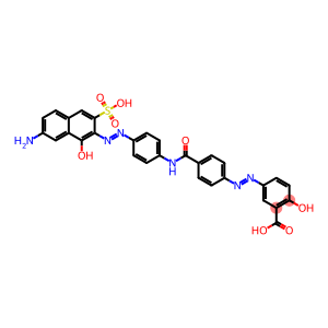 5-[[4-[[[4-[(7-amino-1-hydroxy-3-sulfo-2-naphthyl)azo]phenyl]amino]carbonyl]phenyl]azo]salicylic acid